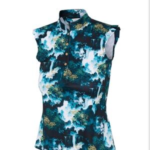 4 pc Greg Norman Collection in Blue and Green Print bundle